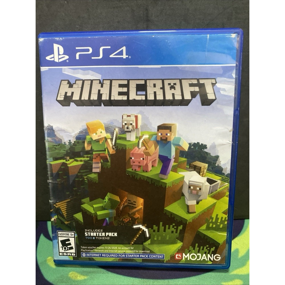 Minecraft - Sony PlayStation 4 - Everyone 10+ Rated No Manual